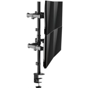 Equip 650159 monitorarm zwart 2 orig - Equip 650159 voor 4 schermen tot 32" Bureausteun (zwart)