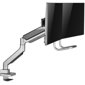 Equip 650161 monitorarm grijs 4 orig - Equip 650161 voor 2 schermen tot 32" Bureausteun (zilver)
