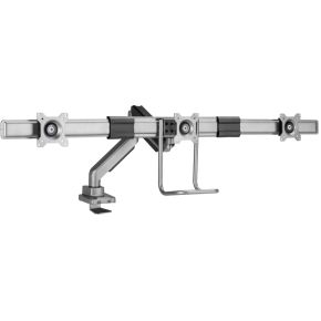 Equip 650162 monitorarm grijs 3 orig - Equip 650162 voor 3 schermen tot 27" Bureausteun (grijs)