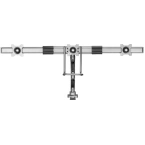 Equip 650162 monitorarm grijs 4 orig - Equip 650162 voor 3 schermen tot 27" Bureausteun (grijs)