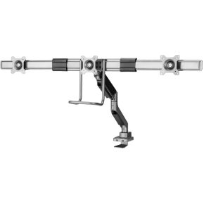 Equip 650162 monitorarm grijs 5 orig - Equip 650162 voor 3 schermen tot 27" Bureausteun (grijs)
