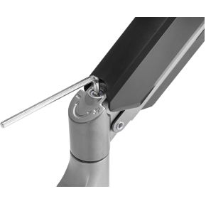 Equip 650162 monitorarm grijs 7 orig - Equip 650162 voor 3 schermen tot 27" Bureausteun (grijs)