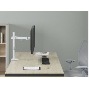 Equip 650166 monitorarm wit 7 orig - Equip 650166 tot 32" Bureausteun (wit)