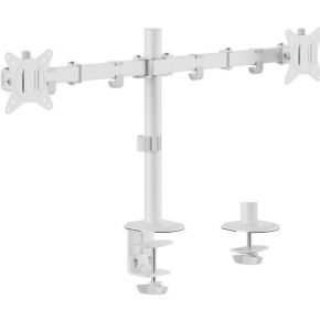 Equip 650167 monitorarm wit 2 orig - Equip 650167 voor 2 schermen tot 32" Bureausteun (wit)
