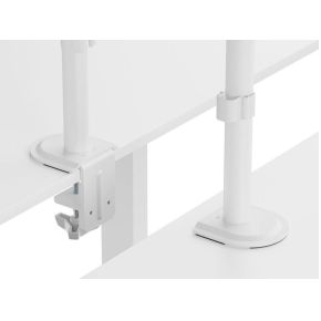 Equip 650167 monitorarm wit 4 orig - Equip 650167 voor 2 schermen tot 32" Bureausteun (wit)