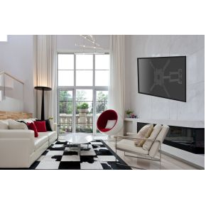 Equip 650407 flat panel muur steun 1 5 orig - Equip 650407 tot 55" Muurbeugel (zwart)