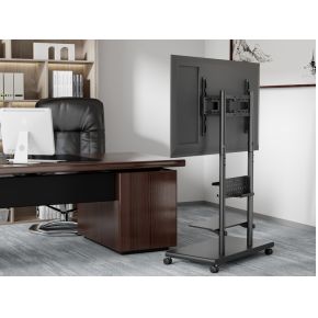Equip 650635 flat panel bureau steun 3 orig - Equip 650635 tot 90" Monitorstandaard (zwart)