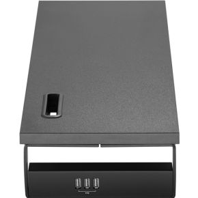 Equip 650881 flat panel bureau steun 2 orig - Equip 650881 Monitorstandaard (zwart)