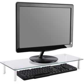 Equip 650882 flat panel bureau steun 4 orig - Equip 650882 tot 32" Monitorstandaard (transparant)