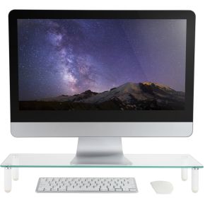 Equip 650882 flat panel bureau steun 5 orig - Equip 650882 tot 32" Monitorstandaard (transparant)