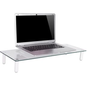 Equip 650882 flat panel bureau steun 6 orig - Equip 650882 tot 32" Monitorstandaard (transparant)