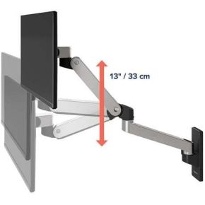 Ergotron 45 683 026 flat panel bureau 4 orig - Ergotron 45-683-026 tot 34" Muurbeugel (zilver)