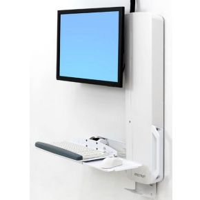 Ergotron 61 081 062 flat panel muur 2 orig - Ergotron 61-081-062 tot 24" Muurbeugel (wit)