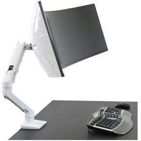 Ergotron hx heavy duty tilt pivot monit 3 orig - Ergotron HX Heavy-Duty Tilt Pivot tot 49" VESA-adapter (wit)