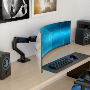 Ergotron hx met vhd pivot 57 monitor 7115993 5 orig - Ergotron 45-693-224 tot 57" Bureausteun