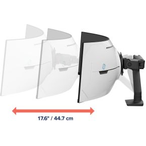 Ergotron hx met vhd pivot 57 monitor 7115993 6 orig - Ergotron 45-693-224 tot 57" Bureausteun