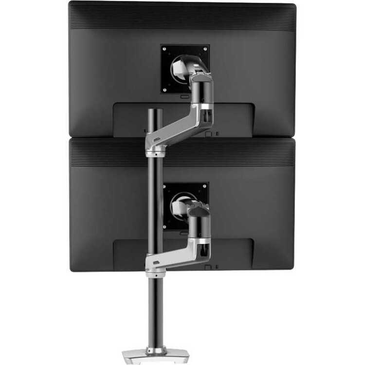 Ergotron lx dual stacking monitorarm me 7139806 11 orig - Ergotron LX Dual Stacking voor 2 schermen tot 40" Bureausteun