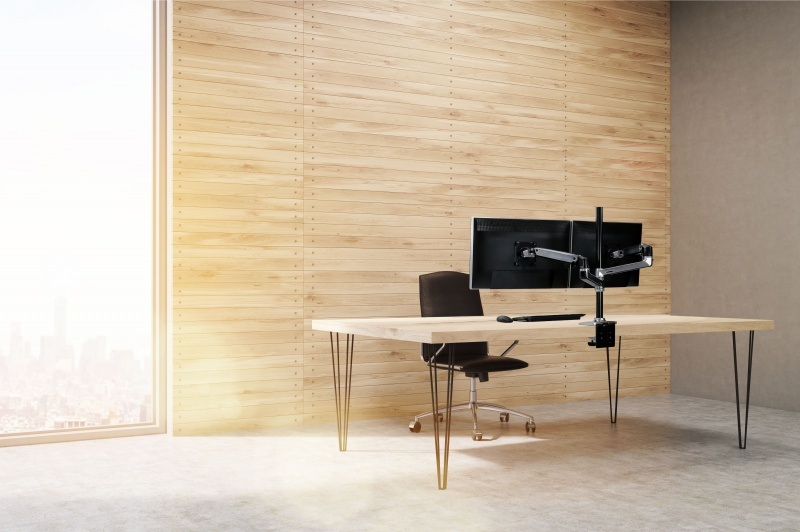 Ergotron lx dual stacking monitorarm me 7139806 6 orig - Ergotron LX Dual Stacking voor 2 schermen tot 40" Bureausteun