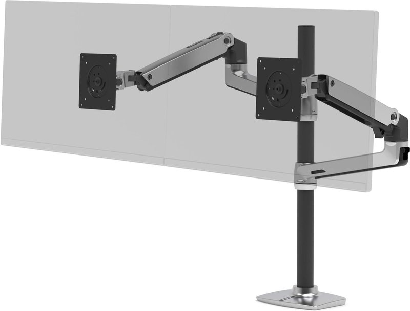 Ergotron lx dual stacking monitorarm me 7139806