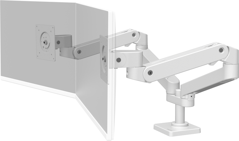 Ergotron lx pro 27 series 45 686 7116005 2 orig - Ergotron 45-686-290 voor 2 schermen tot 27" Bureausteun (wit)