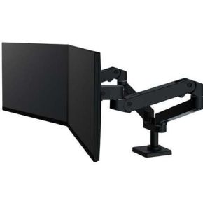 Ergotron lx pro dual side by side 2 orig - Ergotron LX Pro Dual voor 2 schermen tot 27" Bureausteun (zwart)