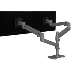 Ergotron lx pro dual stacking arm monit 7116010 2 orig - Ergotron LX Pro Dual voor 2 schermen tot 24" Bureausteun (grijs)