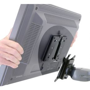 Ergotron quick release lcd bracket 60 5 2 orig - Fixing Plate Ergotron 60-589-060 tot 65" VESA-adapter (zwart)