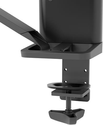 Ergotron trace dubbele monitorarm 7138352 8 orig - Ergotron TRACE Dubbele voor 2 schermen tot 27" Bureausteun (zwart)