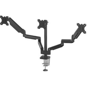 Fellowes 8042601 klem doorvoer zwart fl 4 orig - Fellowes 8042601 voor 3 schermen tot 27" Bureausteun (zwart)