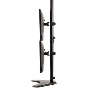 Fellowes 8044001 32 vrijstaand zwart fl 2 orig - Fellowes 8044001 voor 2 schermen tot 32" Monitorstandaard (zwart)