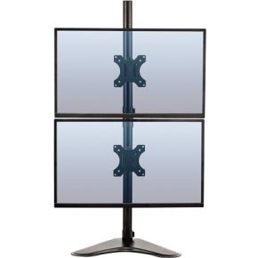 Fellowes 8044001 32 vrijstaand zwart fl 3 orig - Fellowes 8044001 voor 2 schermen tot 32" Monitorstandaard (zwart)