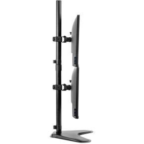 Fellowes 8044001 32 vrijstaand zwart fl 7 orig - Fellowes 8044001 voor 2 schermen tot 32" Monitorstandaard (zwart)