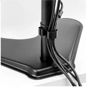 Fellowes 8044001 32 vrijstaand zwart fl 8 orig - Fellowes 8044001 voor 2 schermen tot 32" Monitorstandaard (zwart)