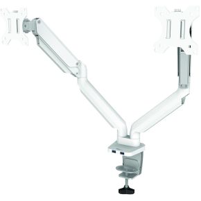 Fellowes 8056301 flat panel bureau steu 2 orig - Fellowes 8056301 voor 2 schermen tot 32" Bureausteun (wit)