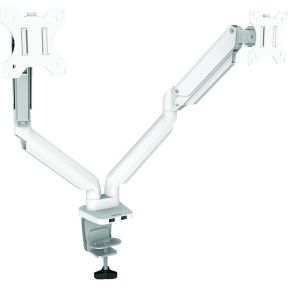 Fellowes 8056301 flat panel bureau steu 4 orig - Fellowes 8056301 voor 2 schermen tot 32" Bureausteun (wit)