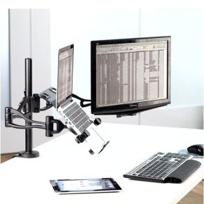 Fellowes 8211901 accessoire montage fla 3 orig - Fellowes 8211901 tot 17" Bureausteun (zwart)