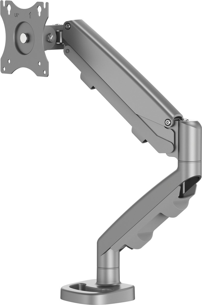 Fellowes enkele monitor arm eppa voor 1 7 orig - Fellowes Enkele tot 40" Bureausteun (zilver)