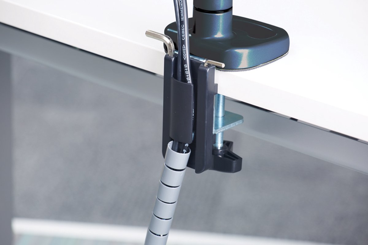 Fellowes enkele monitor arm eppa voor 1 9 orig - Fellowes Enkele tot 40" Bureausteun (zilver)