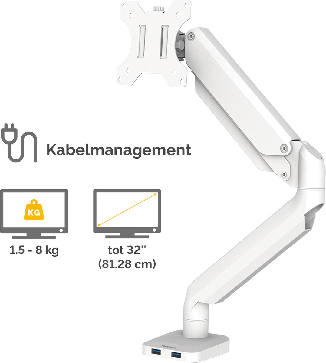 Fellowes platinum monitor arm 1 scherm 9554222 4 orig