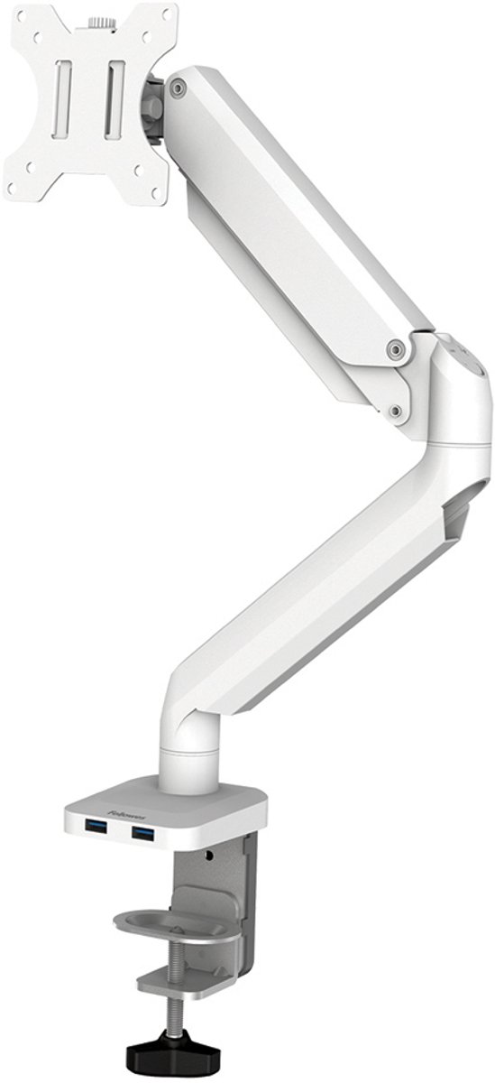 Fellowes platinum monitor arm 1 scherm 9554337 8 orig - Fellowes Platinum Monitor Arm 1 Scherm Tot 8 kg tot 32" Bureausteun