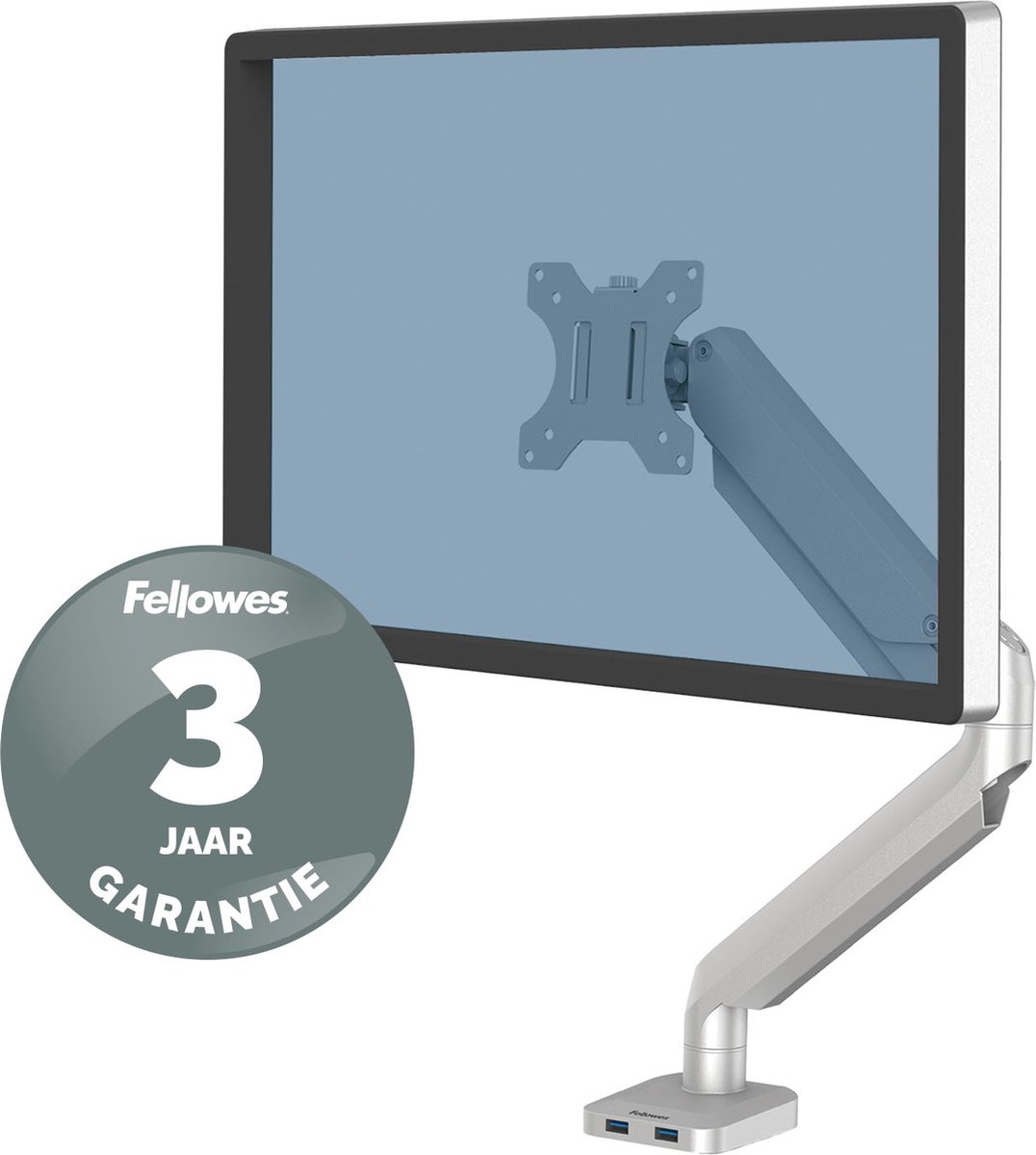 Fellowes platinum monitor arm 1 scherm 9554422 4 orig - Fellowes Platinum Monitor Arm 1 Scherm Tot 8 kg tot 32" Bureausteun