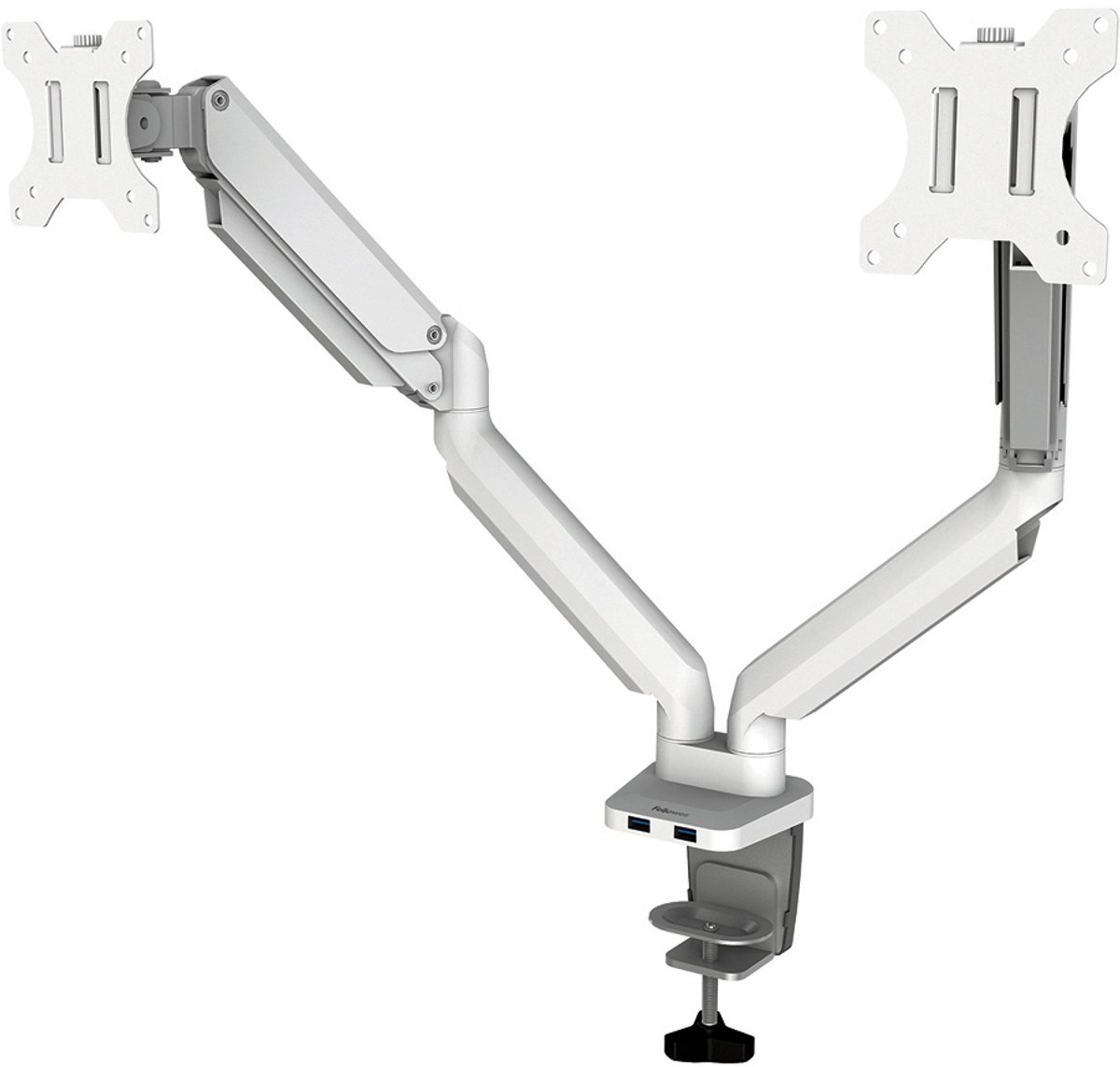 Fellowes platinum monitor arm 2 scherme 9554462 10 orig - Fellowes Platinum Monitor Arm 2 voor 2 schermen tot 32" Bureausteun