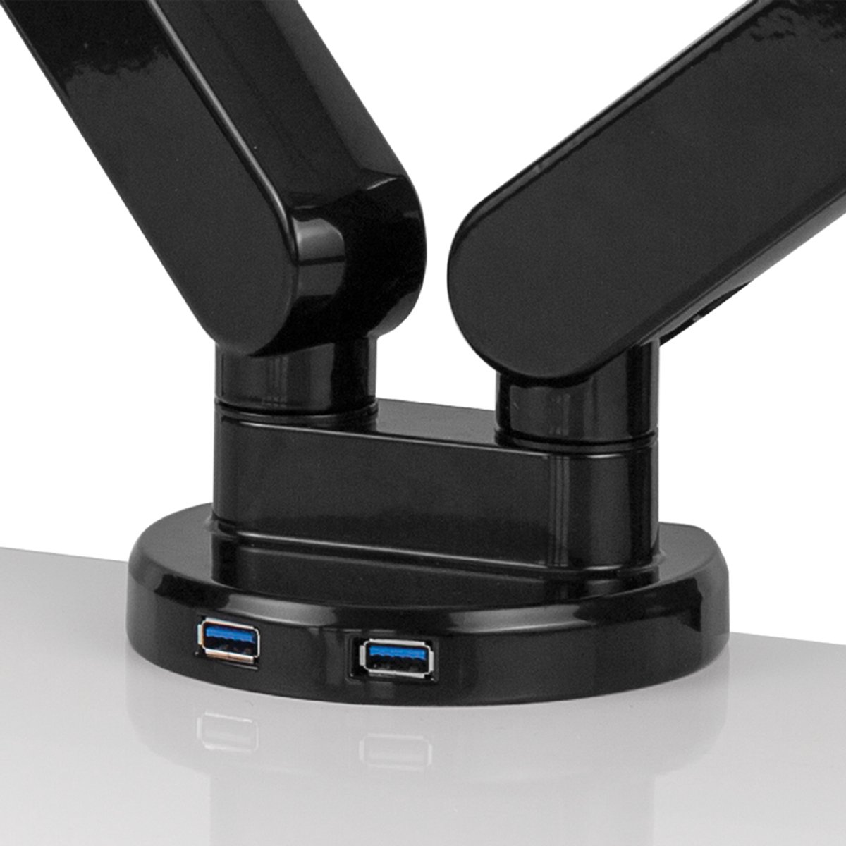 Fellowes platinum monitor arm 2 scherme 9554462 8 orig - Fellowes Platinum Monitor Arm 2 voor 2 schermen tot 32" Bureausteun