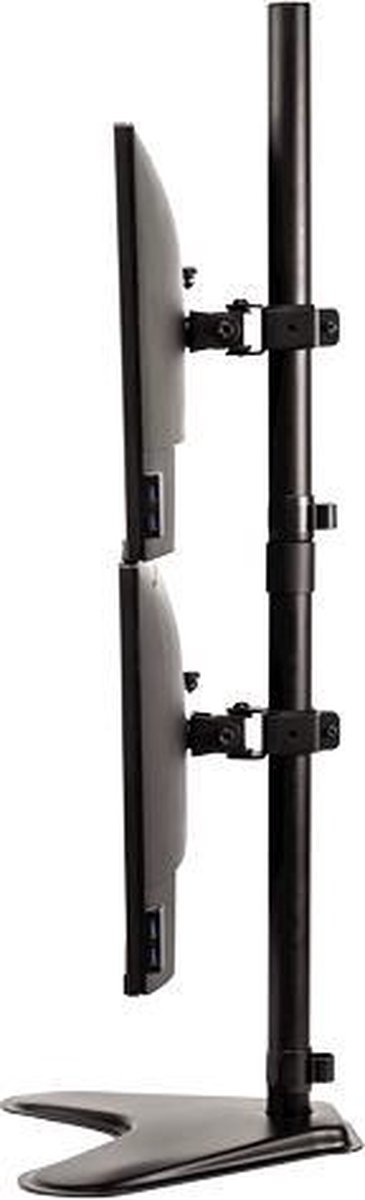 Fellowes seasa monitor arm 2 schermen v 9554270 2 orig - Fellowes Seasa voor 2 schermen tot 27" Monitorstandaard (zwart)
