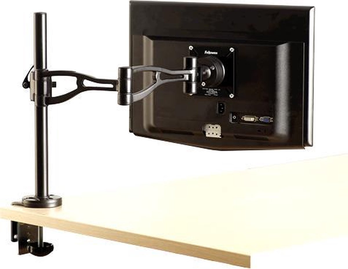 Fellowes vista monitor arm 1 scherm kle 6 orig - Fellowes Vista Monitor Arm 1 Scherm Klem tot 32" Bureausteun (zwart)