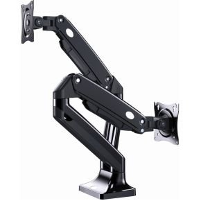 Gembird dual monitorarm 35 zwart