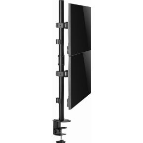 Gembird ma d2 02 flat panel bureau 8 orig - Gembird Dubbele voor 2 schermen tot 32" Bureausteun (zwart)