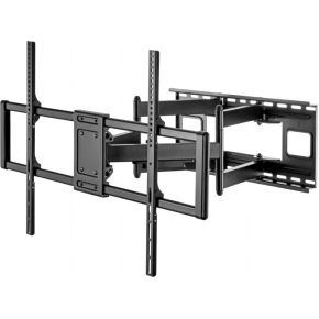 Gembird ma d3 01 flat panel bureau 5 orig - Gembird Verstelbare Bureau voor 3 schermen tot 27" Bureausteun (zwart)