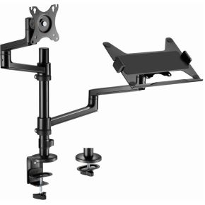 Gembird ma da 04 laptop en monitor 2 orig - Gembird MA-DA-04 tot 32" Bureausteun (zwart)