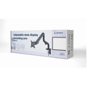 Gembird ma da1 02 flat panel bureau 2 orig - Gembird Verstelbare Bureau voor 2 schermen tot 32" Bureausteun (zwart)